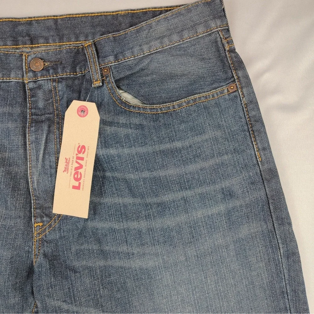 Levi's 559 Jeans Men's 38x36 Big & Tall Relaxed Straight NWT Medium Wash Denim